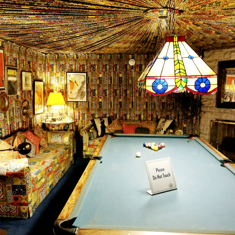 The pool room at Graceland 