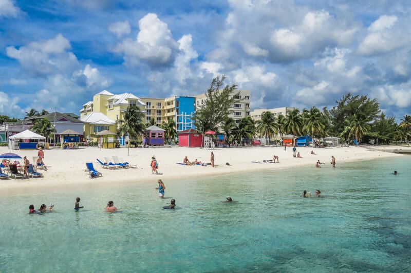 Junkanoo Beach on Nassau Bahamas 