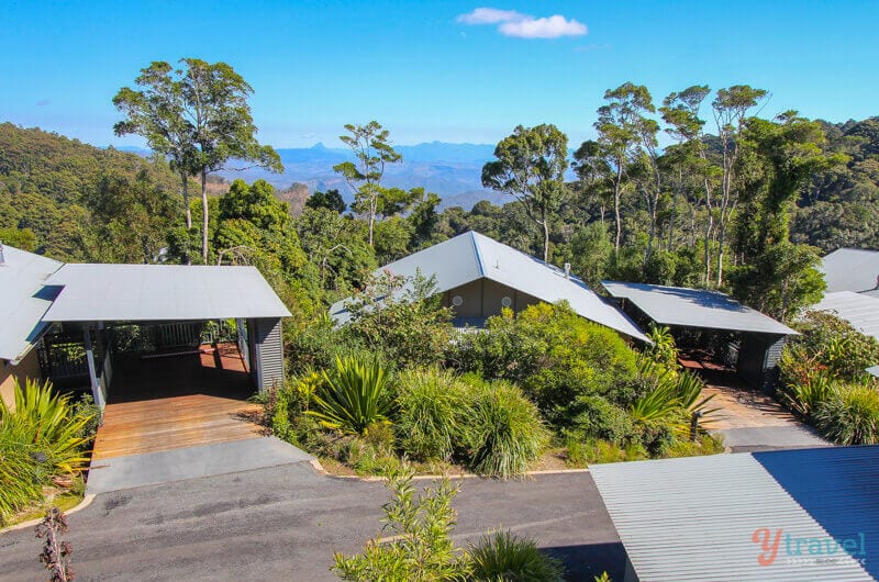 O Reillys Rainforest Retreat cabins with mountain views