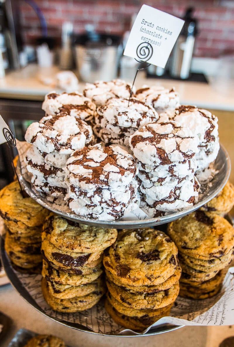 bruto cookies on display